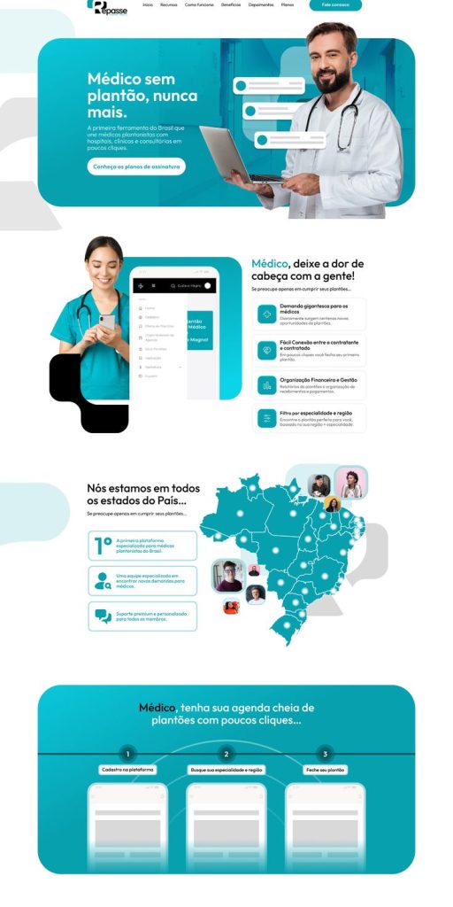 Landing Page _ Página de Vendas - Plantão Médico Medicine